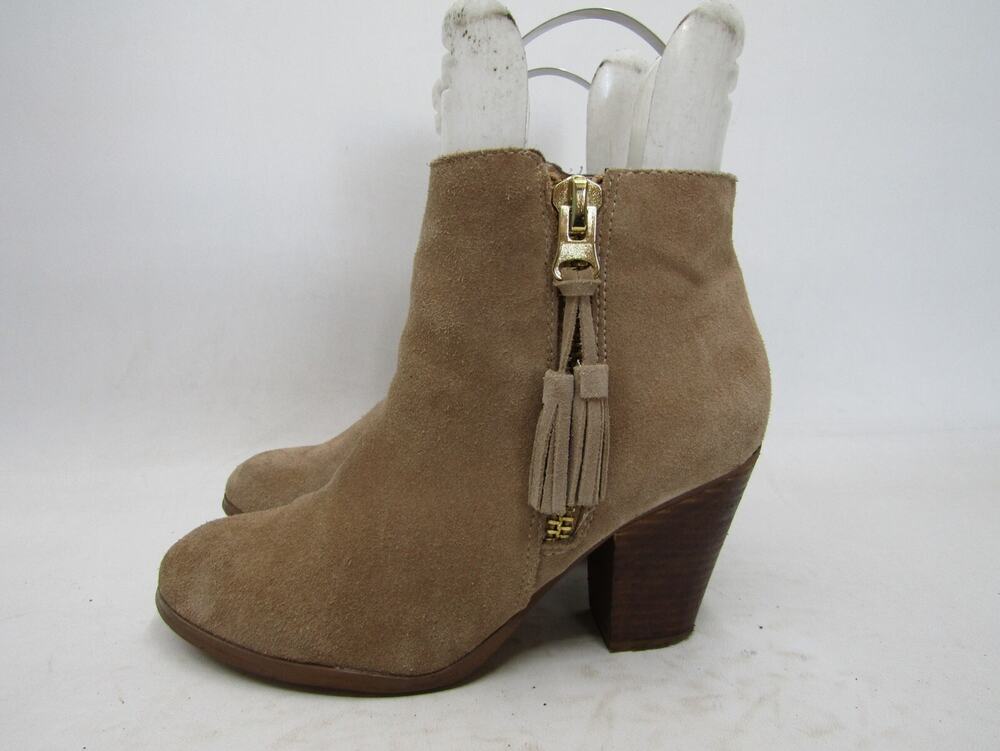 ALDO Womens Size 9 M Brown Suede Zip Ankle Fashion Boots Bootie